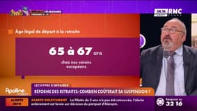 Lechypre d'affaires - Réforme des retraites : combien coûterait sa suspension ? 