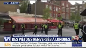 Londres: "10 voitures de police sont arrivées et les agents nous ont dit de partir", raconte un témoin