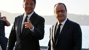 Matteo Renzi et François Hollande