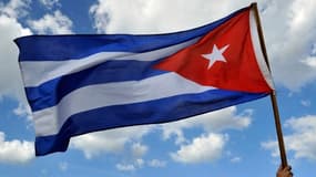 Un drapeau de Cuba (Image d'illustration)