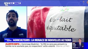 Kevin Meninelli, producteur de lait et membre des "Jeunes Agriculteurs": "D'ici la fin de la semaine, si on n'a pas ce qu'on veut, les mobilisations reprendront"