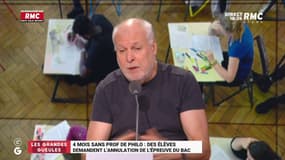 Des lycéens sans prof de philo pendant 4 mois, Etienne Liebig considère qu' "être prof n'est pas le métier le plus attractif"