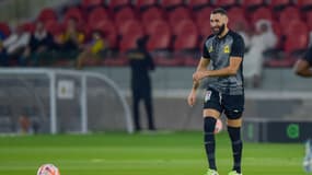 Karim Benzema avec Al-Ittihad, le 26 décembre 2023