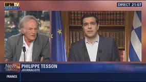 Crise grecque (1/2): "Alexis Tsipras fait payer à l'Europe le prix de ses hésitations et de son irresponsabilité", a réagi Philippe Tesson