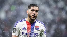 Rayan Cherki lors du match Lyon-Lens (1-2, L1), le 4 mai 2025