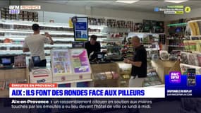 Aix-en-Provence: les commerçants organisent des rondes pour protéger leurs magasins des pilleurs