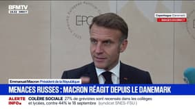 Sommet à Copenhague: "Nous voulons accroître la pression sur la Russie pour la convaincre de revenir à la table des négociations", affirme Emmanuel Macron