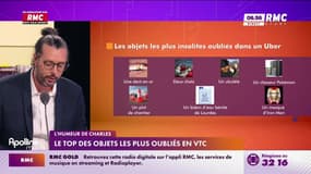 L'humeur de Charles : Le top des objets les plus oubliés en VTC - 09/04
