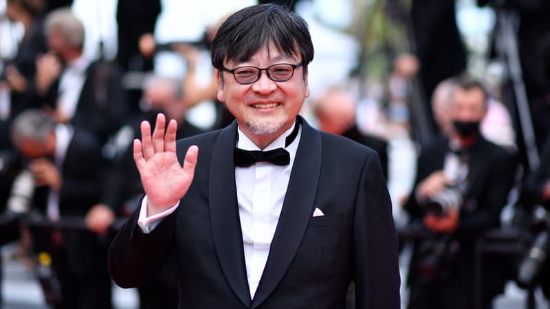 Le réalisateur japonais Mamoru Hosoda à Cannes le 15 juillet 2021