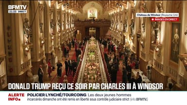 Visite de Donald Trump à Windsor: les premières images à l'intérieur du château