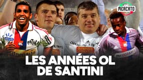 LES ANNÉES OL de Jacques Santini avec Anderson, Aulas, Govou... (RMC Mercato)