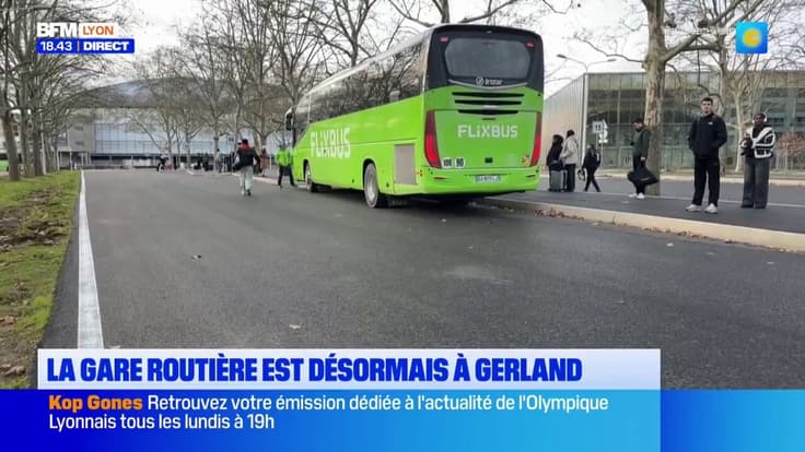 La gare routière de Lyon est désormais à Gerland