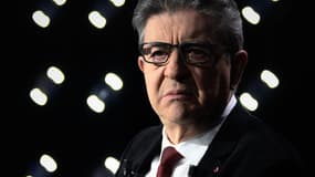 Jean-Luc Mélenchon, sur le plateau de "Face à BFM"