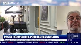 Pas de réouverture des restaurants le 20 janvier: "ça nous conduit à un épuisement psychologique", alerte Hubert Jan
