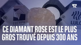 Ce diamant rose est le plus gros retrouvé depuis 300 ans en Angola