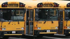 Bus de ramassage scolaire aux Etats-Unis