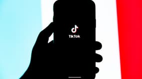 Logo TikTok avec le drapeau français