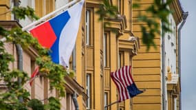 L'ambassade américaine à Moscou, le 31 juillet 2017. 