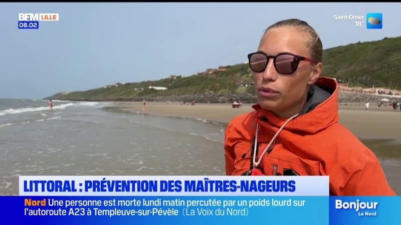 Équihen-Plage: les maîtres-nageurs appellent à la prudence avec les grandes marées