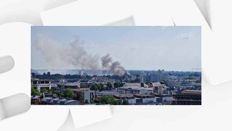 Un important incendie s'est déclaré dans un entrepôt des services de la ville de Rouen ce mercredi 26 juin.