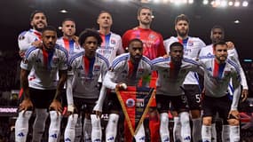 L'équipe de l'OL face aux Rangers le 3 octobre 2024
