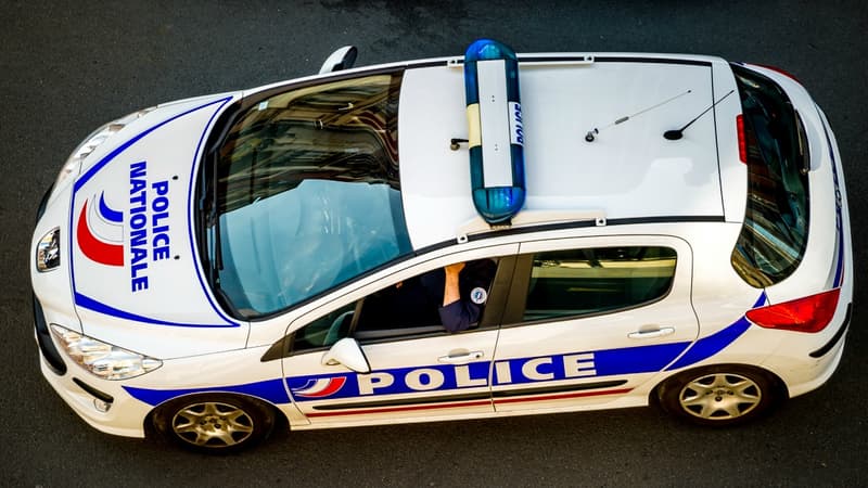 Voiture de police à Lille le 1( mai 2014 (Photo d'illustration).