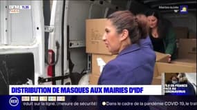 Seine-Saint-Denis: la vice-présidente à la Santé de la région Île-de-France distribue des masques aux mairies
