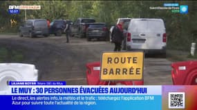 Habitants bloqués au Muy après l'effondrement d'un pont:30 personnes évacuées aujourd'hui 