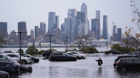 De graves inondations ont frappé le comté d'Hudson, dans le New Jersey, le jeudi 30 octobre 2025.