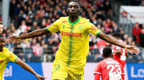Randal Kolo Muani avec Nantes le 10 avril 2022