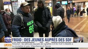 Face au froid, des jeunes Lyonnais organisent des maraudes pour venir en aide aux SDF