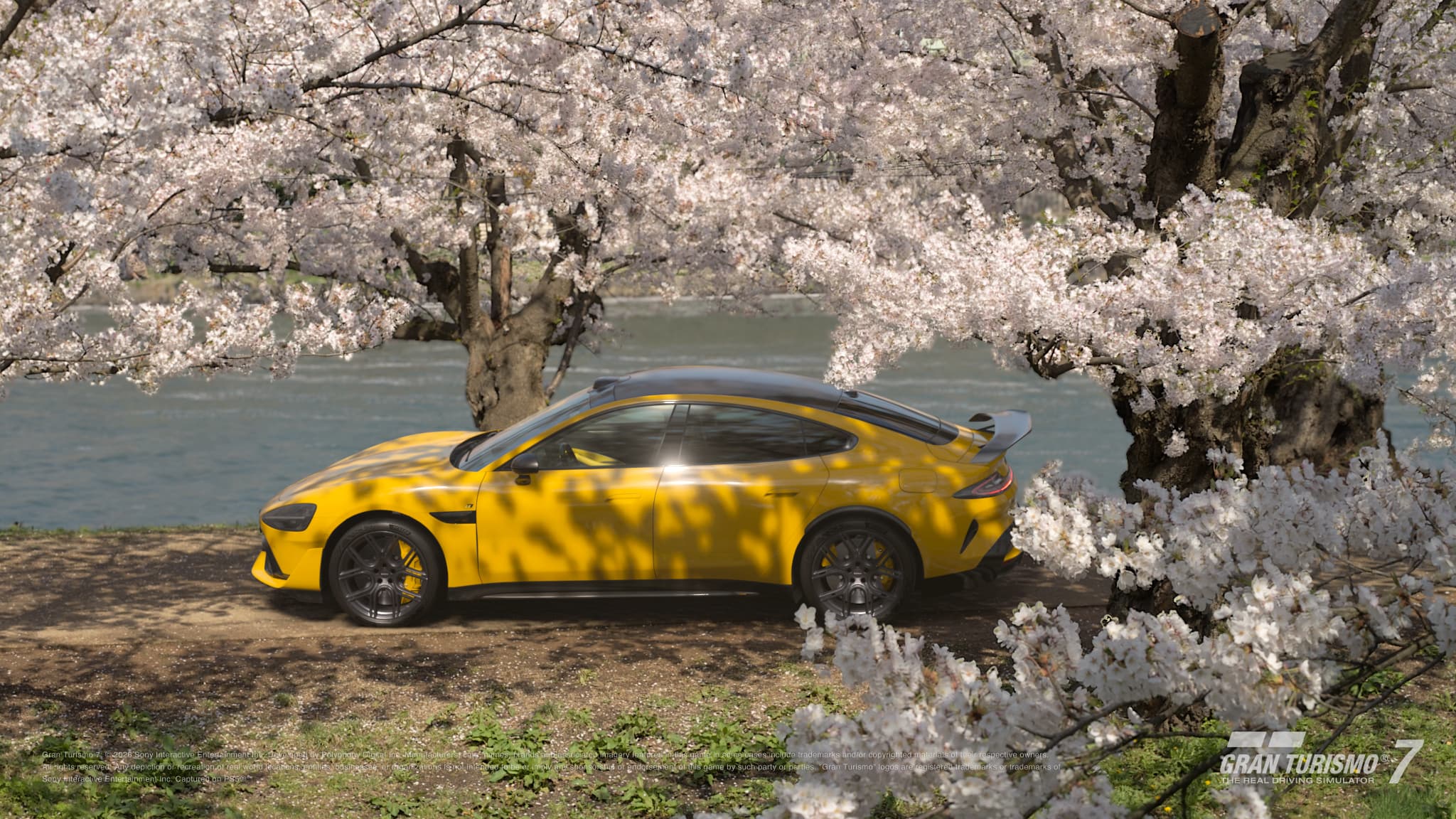 La Xiaomi SU7 Ultra dans Gran Turismo 7.