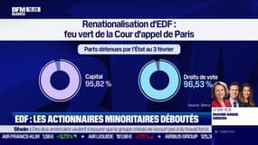 EDF: la cour d'appel rejette le recours des actionnaires salariés et minoritaires contre la renationalisation