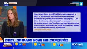 Istres : leur garage totalement inondé par les eaux usées