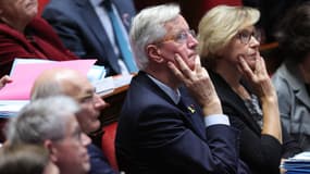 Le Premier ministre Michel Barnier lors d'une séance de questions au gouvernement à l'Assemblée nationale, le 4 décembre 2024.