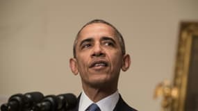Le président américain Barack Obama, le 12 décembre 2015 à  Washington