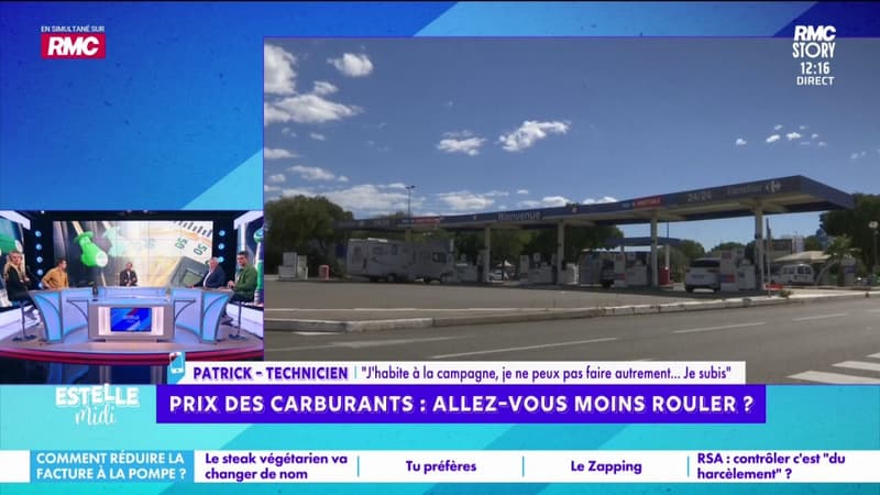Prix du carburant : "On a un gouvernement qui est incapable de faire un geste", se plaint Patrick