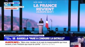 Jordan Bardella se dit "paré à conduire la bataille des européennes"