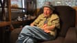 Jake Larson, vétéran américain de 101 ans qui a débarqué le 6 juin 1944 à Omaha Beach, en Normandie, filmé ici à son domicile à Martinez, en Californie.