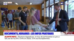Législatives dans le Rhône: documents, horaires... les infos pratiques pour le premier tour