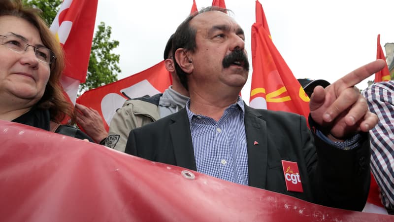 Philippe Martinez salue la "très forte mobilisation" du 22 mars.