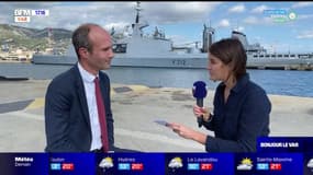 Toulon: le porte-parole du ministère des Armées justifie la modernisation de certains bâtiments militaires sur la base navale