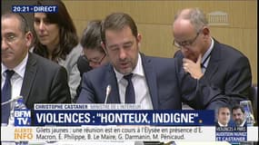 Violences de samedi: Christophe Castaner salue "l'abnégation, le courage et le professionnalisme" des forces de l'ordre