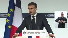 Aide à l'Ukraine: suivez la conférence de presse d'Emmanuel Macron