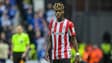 Nico Williams lors du match Glasgow Rangers-Athletic Bilbao (0-0, Ligue Europa), le 10 avril 2025