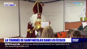 Nord: Saint Nicolas en visite dans les écoles lilloises