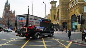 La Ford GT s'est offerte une balade sur King's Cross.