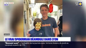 L'acteur Tom Holland aperçu à Lyon samedi