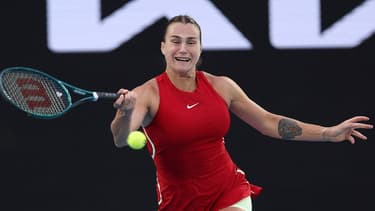 Tennis - Aryna Sabalenka en finale de l'Open d'Australie 2024, le 27 janvier 2024