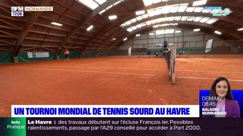 Le Havre: un tournoi de tennis international pour des joueurs sourds et malentendants